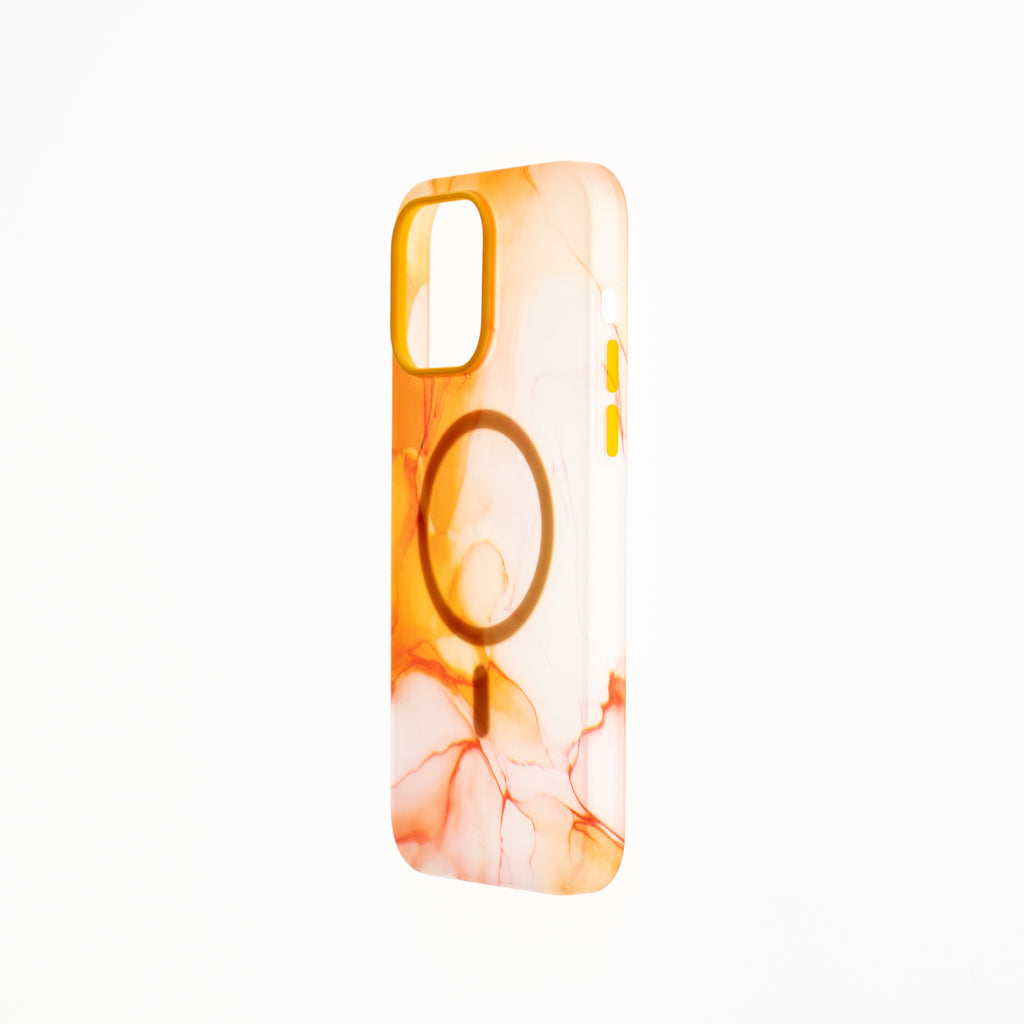 Estuche clasico el rey figura apple iphone 14 color naranja