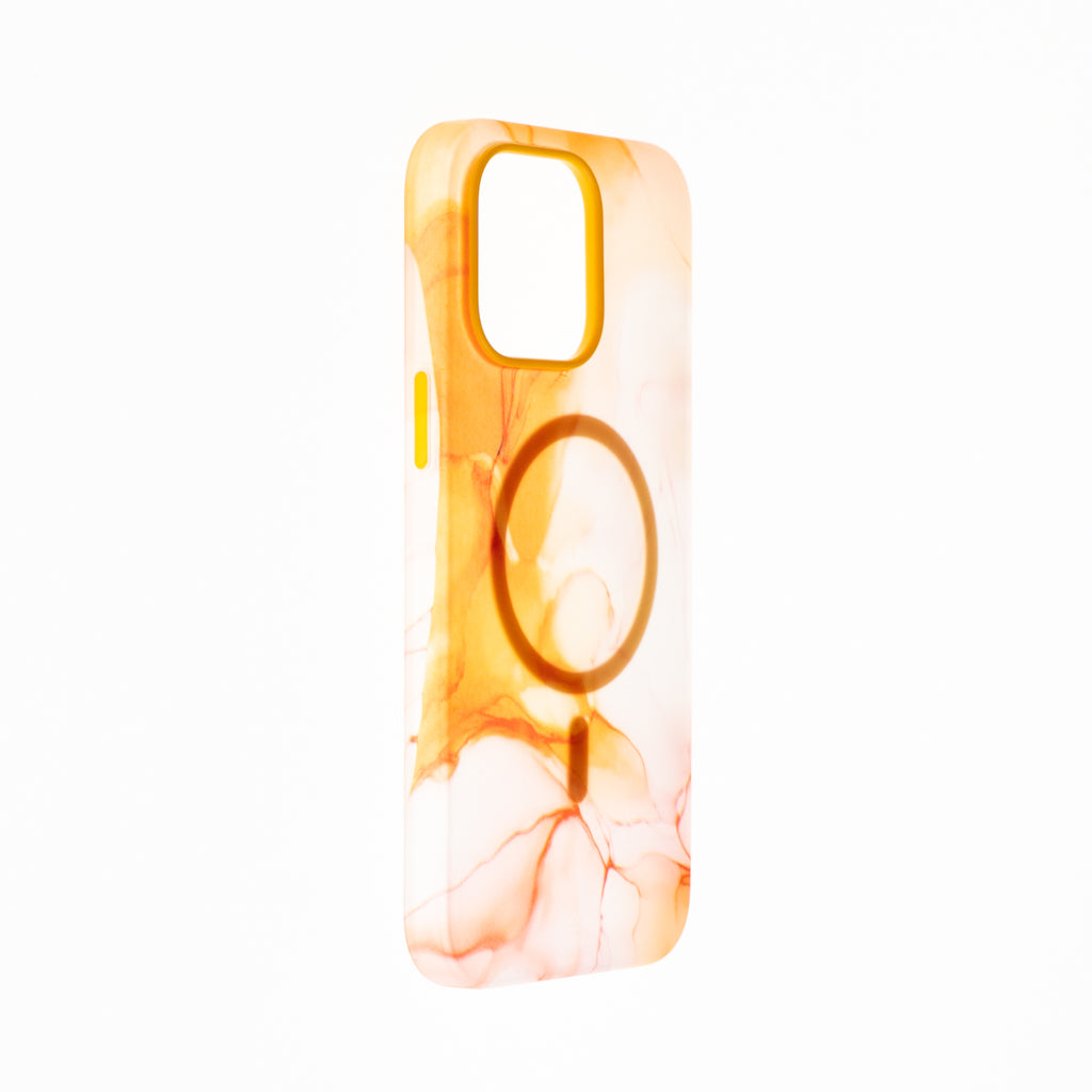 Estuche clasico el rey figura apple iphone 14 pro color naranja