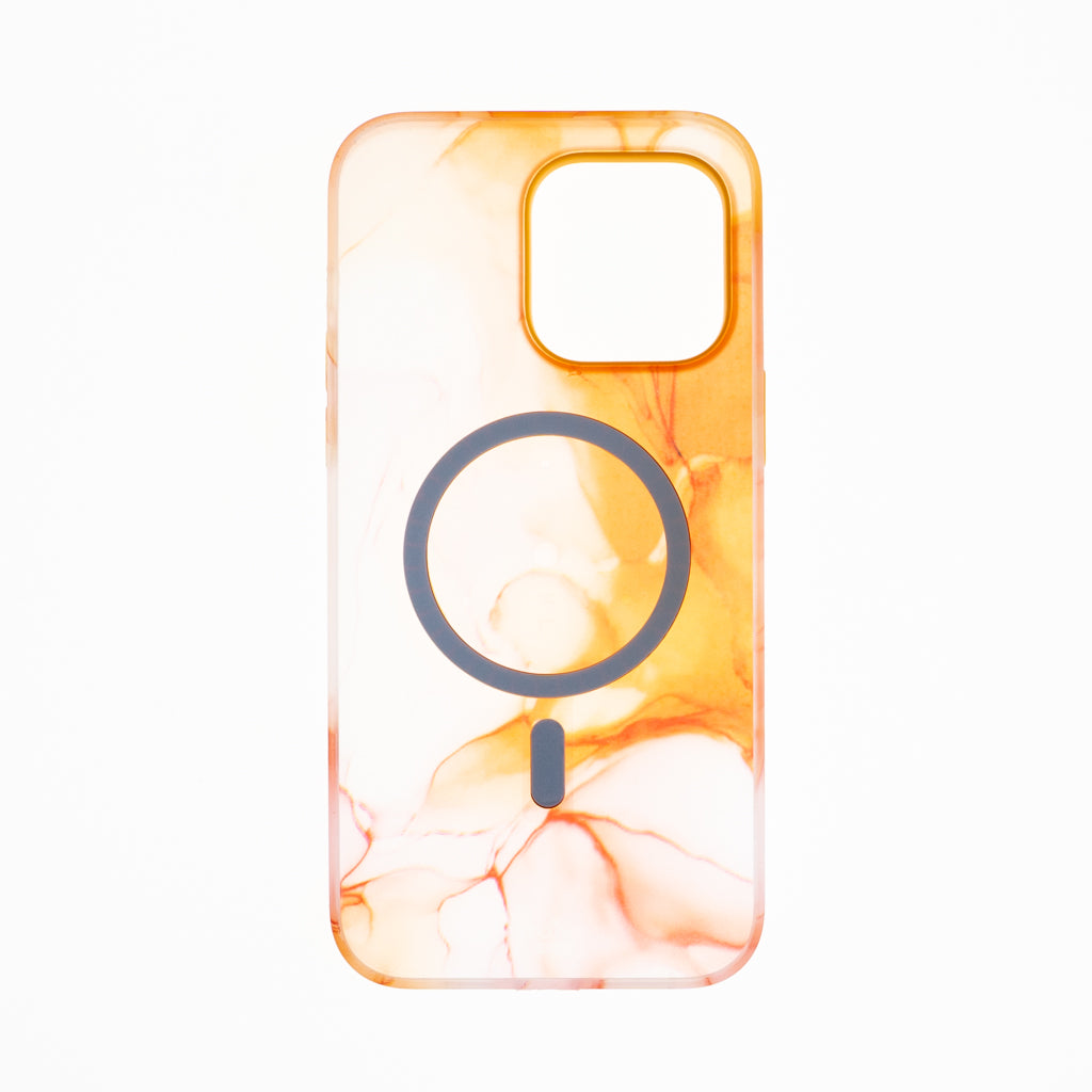 Estuche clasico el rey figura apple iphone 14 pro color naranja