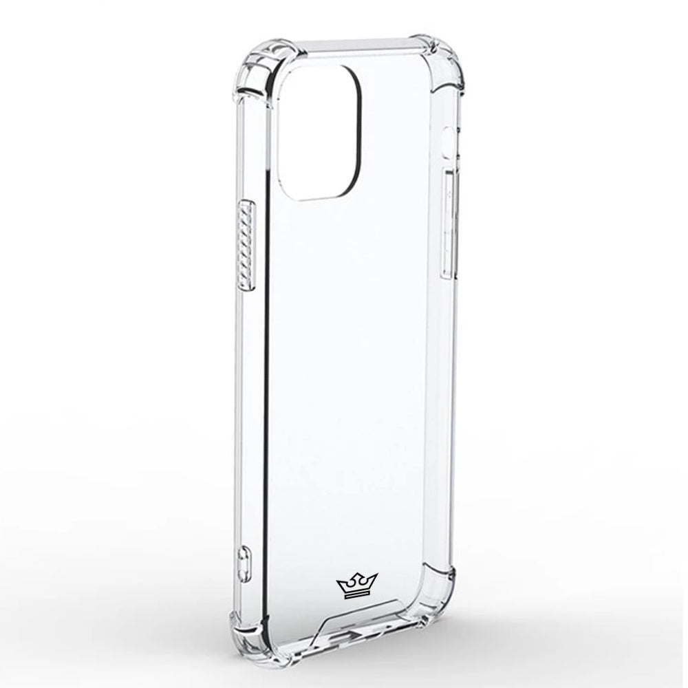 Estuche proteccion el rey hard case reforzado apple iphone 14 plus color transparente