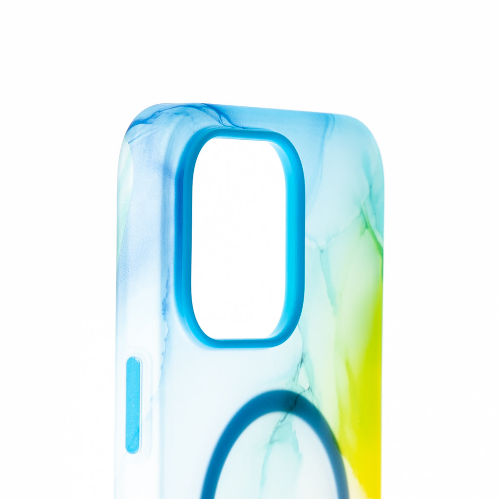 Estuche clasico el rey figura apple iphone 14 pro max color arcoiris