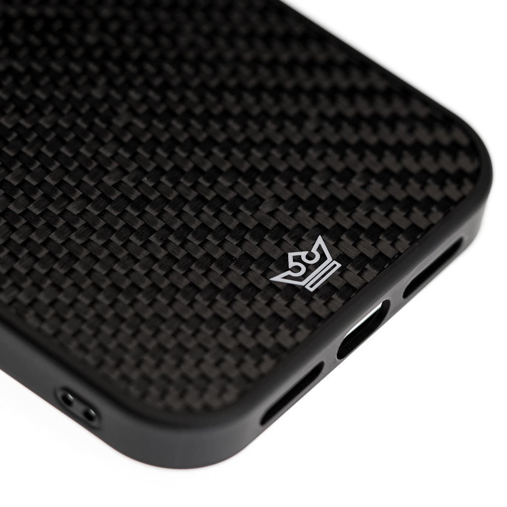 Estuche magsafe el rey magsafe con tpu apple iphone 14 pro color fibra carbon negro