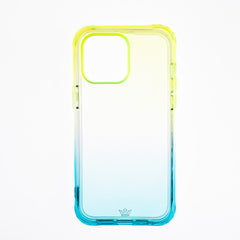 Estuche clasico el rey marco degrade apple iphone 14 pro max color verde / turquesa  Shop name