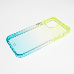 Estuche clasico el rey marco degrade apple iphone 14 pro max color verde / turquesa  Shop name