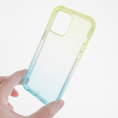 Estuche clasico el rey marco degrade apple iphone 14 pro max color verde / turquesa  Shop name