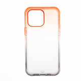 Estuche clasico el rey marco degrade  apple iphone 14 pro color naranja / gris