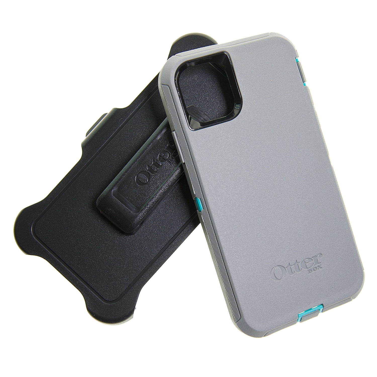 Estuche proteccion otterbox defender apple iphone 11 pro color gris / turquesa