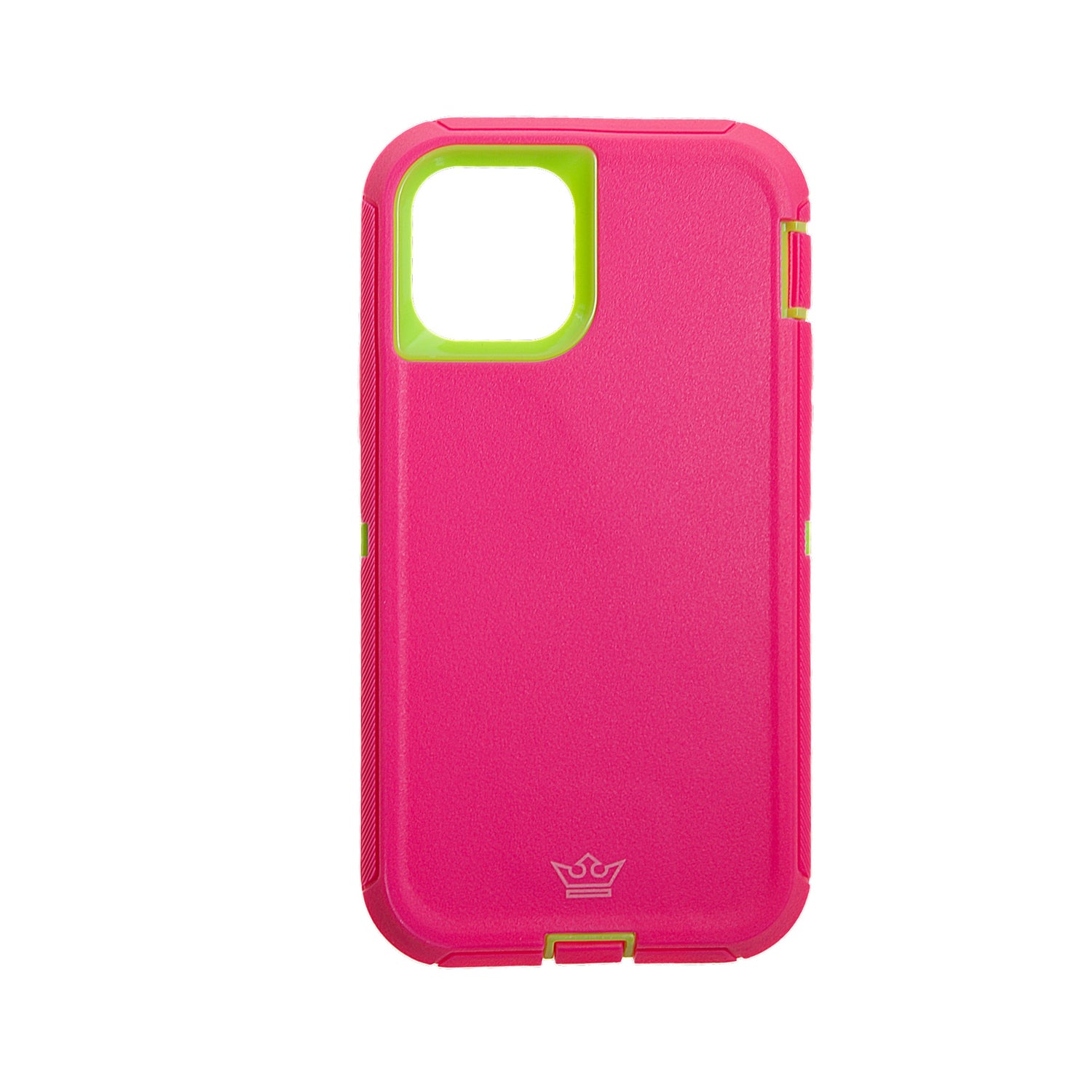 Estuche proteccion el rey defender apple iphone 11 pro color rosado / verde
