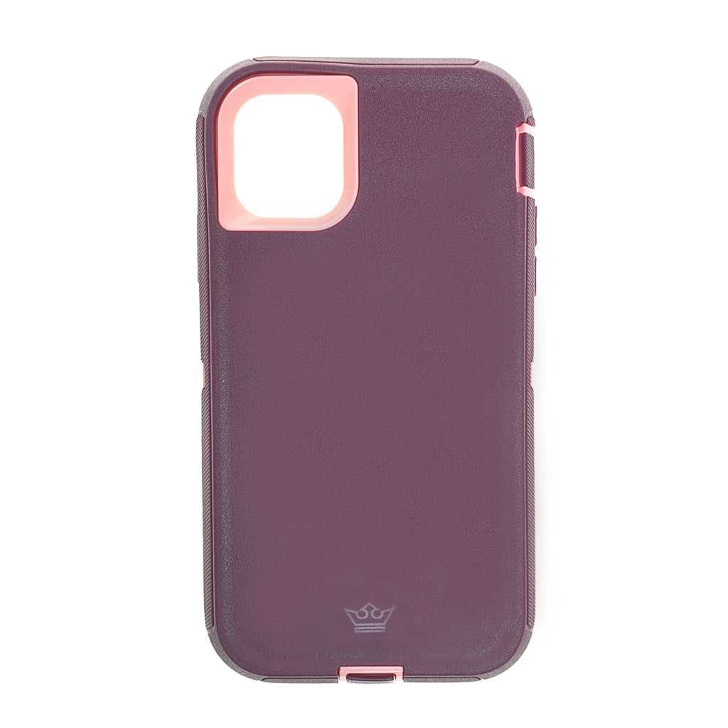 Estuche proteccion el rey defender apple iphone 11 pro color rojo