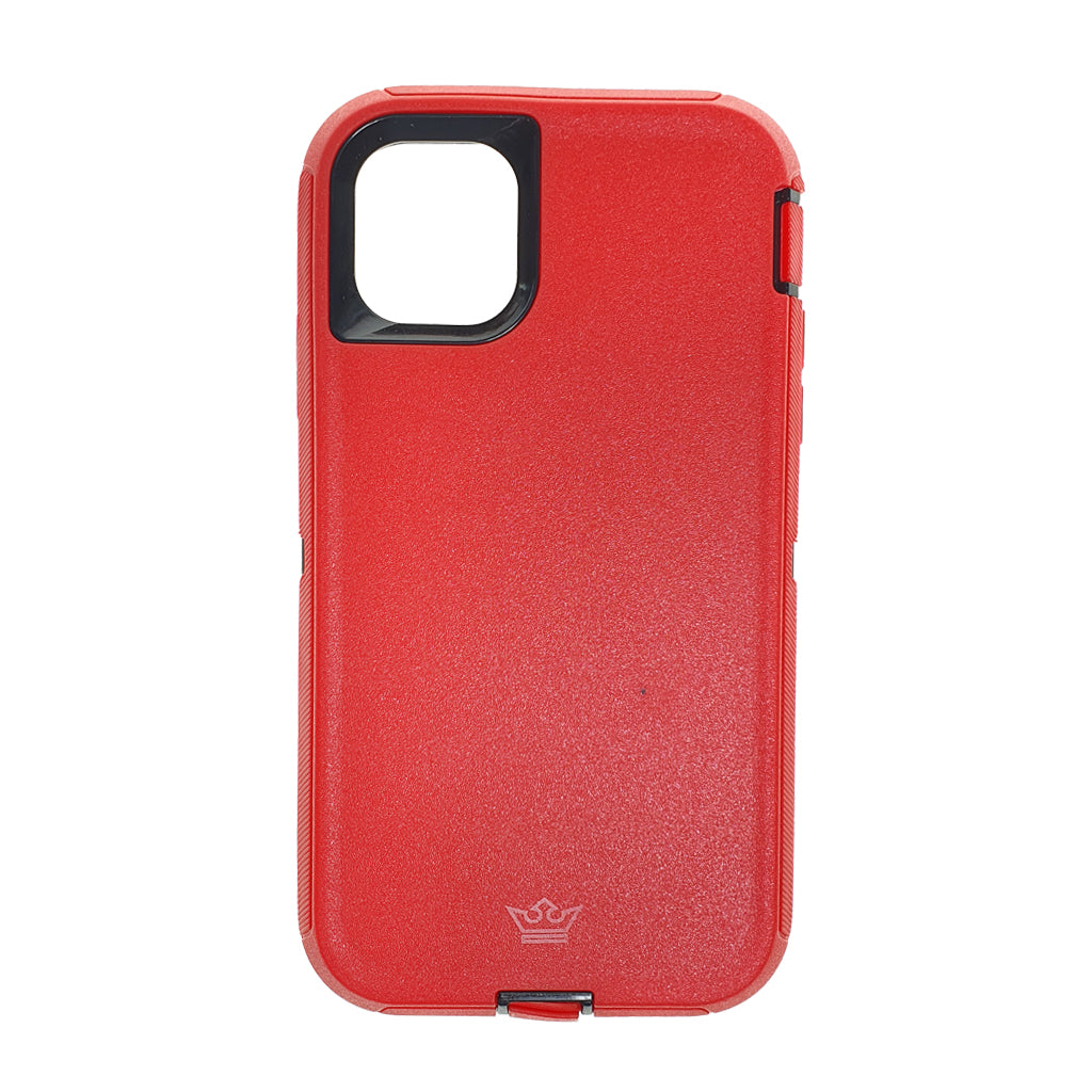 Estuche proteccion el rey defender apple iphone 11 pro color rojo