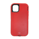 Estuche proteccion el rey defender apple iphone 11 pro color rojo