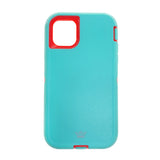 Estuche proteccion el rey defender apple iphone 11 pro color turquesa / rosado