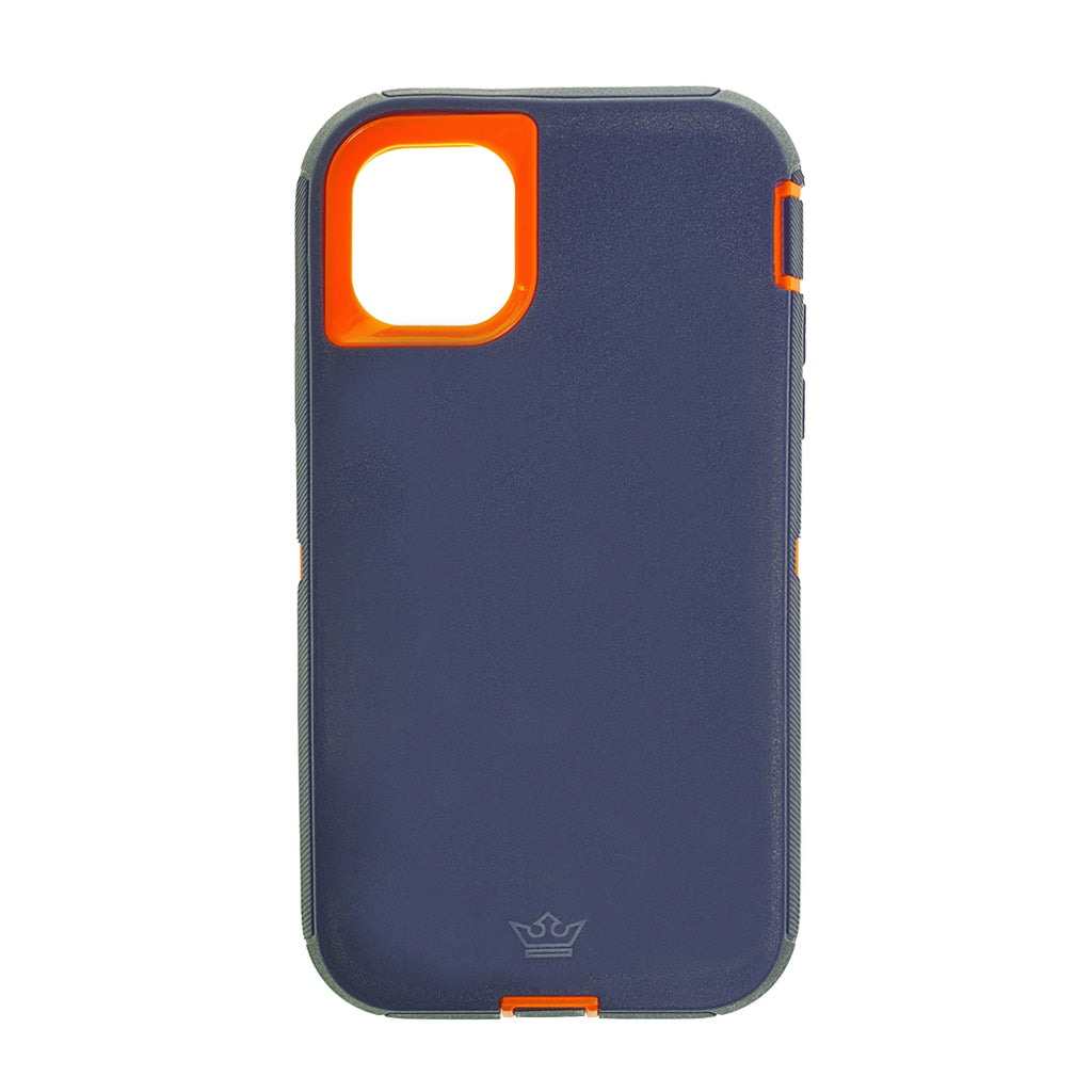 Estuche proteccion el rey defender apple iphone 11 pro color azul / naranja
