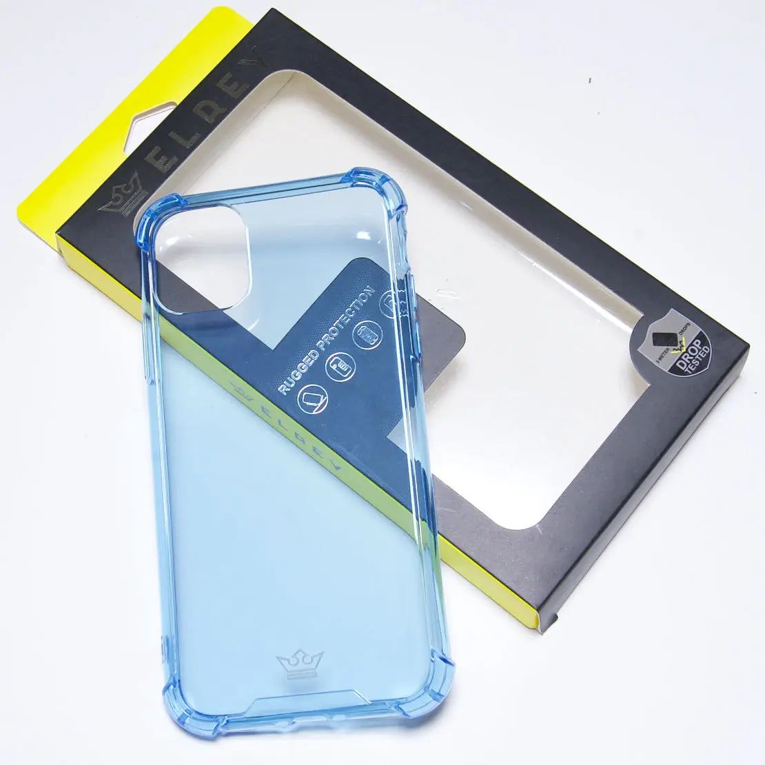 Estuche proteccion el rey hard case flexible reforzado apple iphone 11 pro color celeste  Shop name