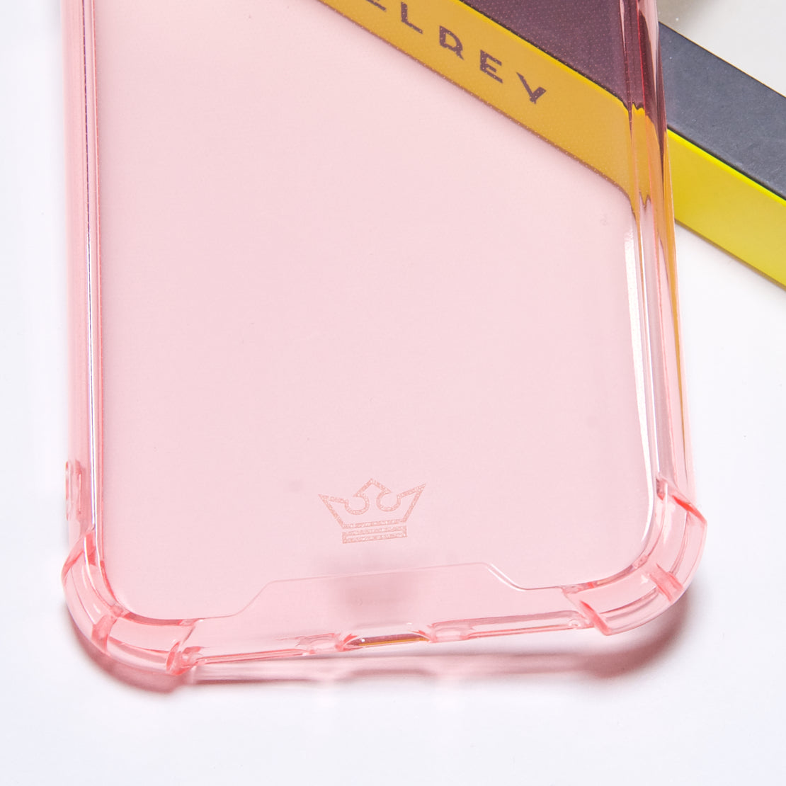Estuche proteccion el rey hard case flexible reforzado apple iphone 11 pro color rosado