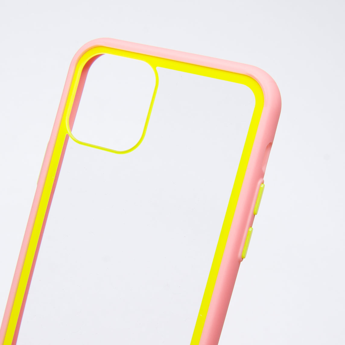 Estuche transparente el rey apple iphone 11 pro color rosado / transparente