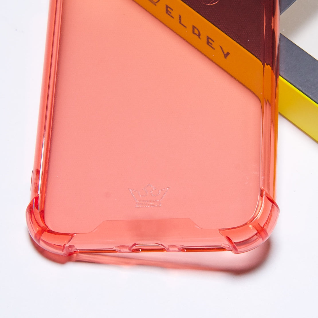 Estuche proteccion el rey hard case flexible reforzado apple iphone 11 pro max color rojo  Shop name