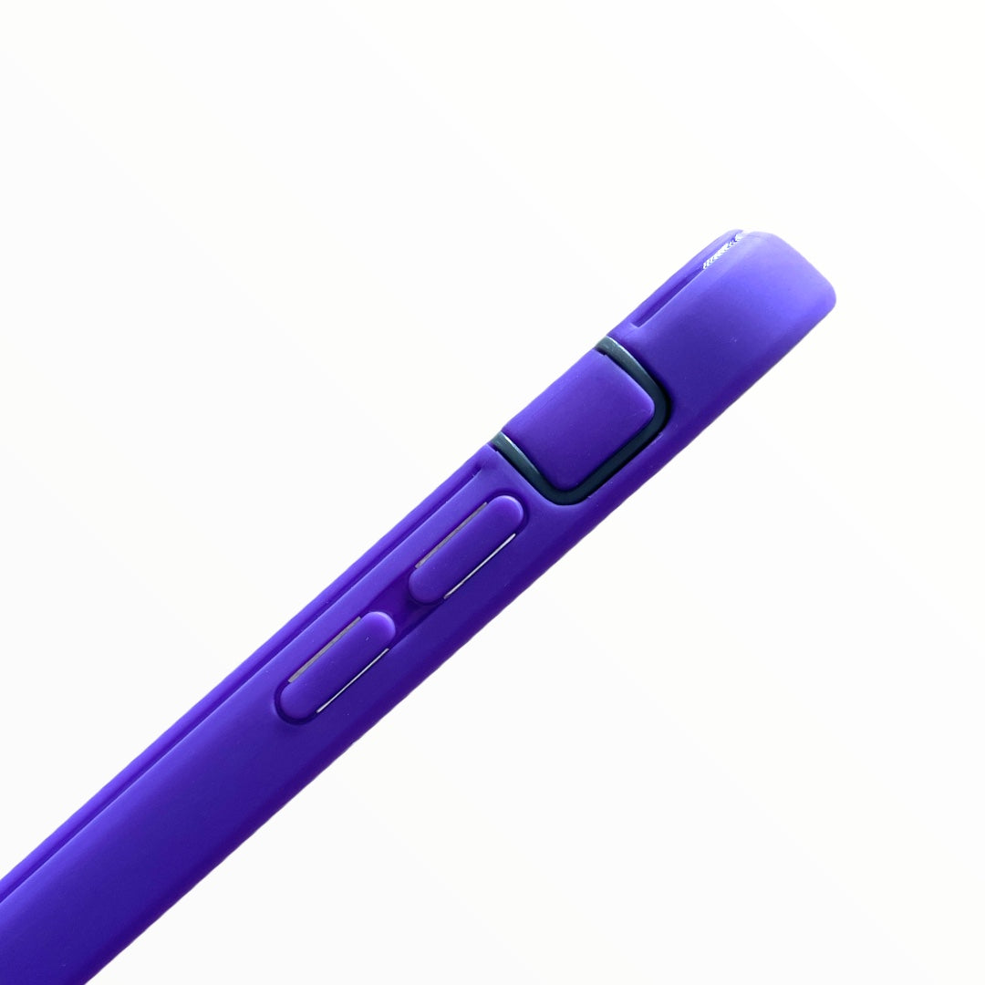 Estuche proteccion el rey warrior a prueba de impactos apple iphone 12 mini color morado