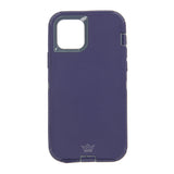 Estuche proteccion el rey defender con clip apple iphone 12 ,  iphone 12 pro color gris / azul marino  Shop name