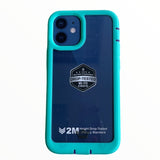 Estuche proteccion el rey warrior a prueba de impactos apple iphone 12 pro max color turquesa