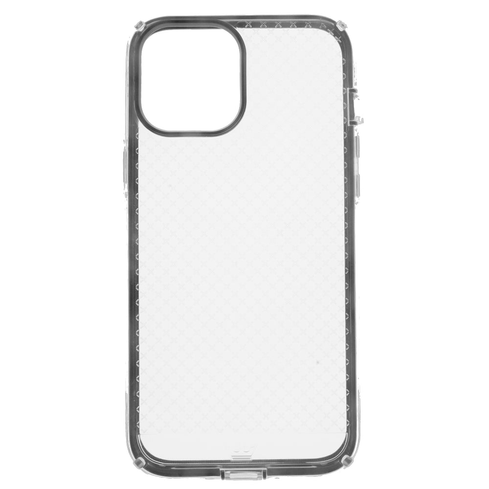 Estuche proteccion el rey anigma caidas de 2 10 mts apple iphone 12 pro max color gris / transparente