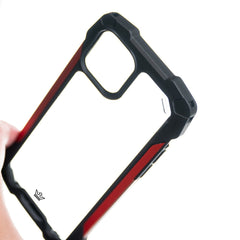 Estuche clasico el rey impact 10 metros de proteccion apple iphone 13 pro max color negro / rojo  Shop name