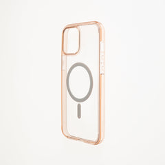 Estuche clasico spigen magsafe marco apple iphone 13 pro color rosado / transparente  Shop name