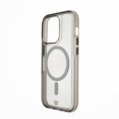 Estuche magsafe el rey symmetry con magsafe apple iphone 14 plus color gris / transparente  Shop name