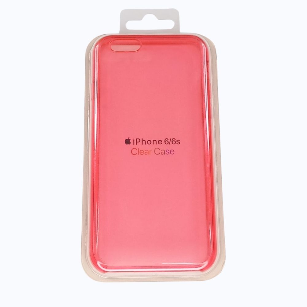 Estuche Transparente para iPhone 6 y iPhone 6S Rosado Transparente  Shop name
