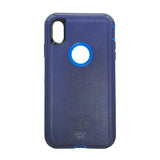 Estuche Protección El Rey Defender Para Apple iPhone XS Max Azul  Shop name