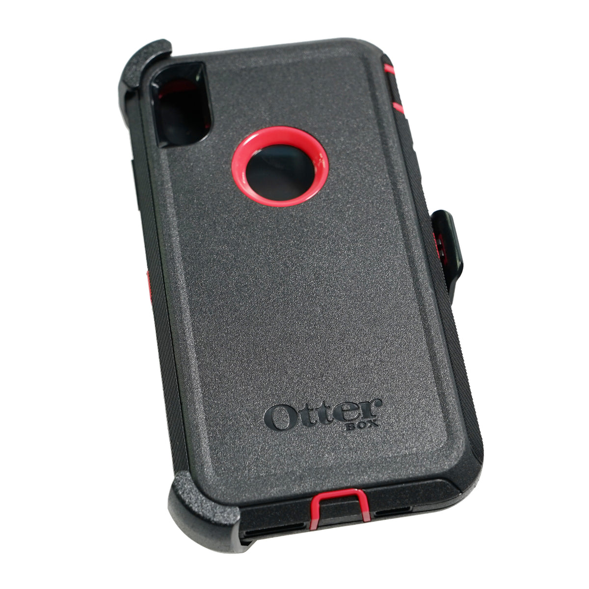 Estuche proteccion otterbox defender apple iphone xs max color negro / rosado  Shop name