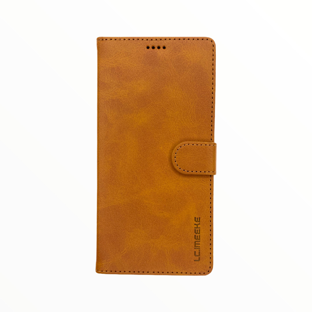 Estuche carteras lc imeeke folio libreta con porta tarjeta apple iphone xr color cafe