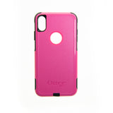 Estuche clasico otterbox commuter apple iphone xs max color rosado / negro  Shop name