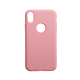 Estuche silicon el rey silicon apple iphone xs color rosado  Shop name