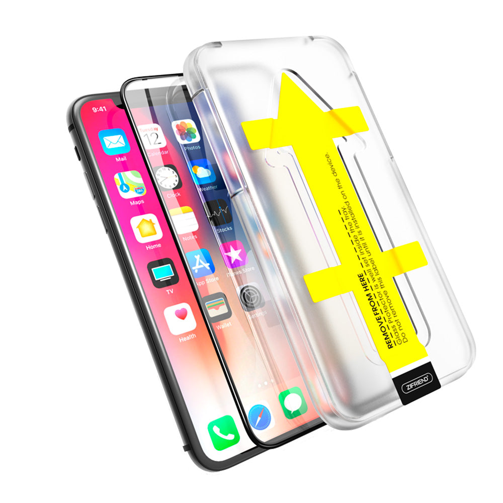 Protector pantalla zifriend vidrio templado 9h ultra con kit de intalacion iphone se 2020