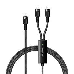 Cable mcdodo adaptador tipo c a dual tipo c 1.2m negro  Shop name