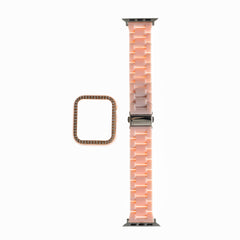 Accesorio generico pulsera con bumper de diamantes apple watch 42 mm color rosado  Shop name