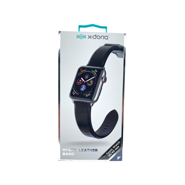 Accesorio xdoria pulsera de cuero apple watch 38 / 40 mm color negro  Shop name