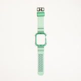 Accesorio generico pulsera con bumper rugged apple watch 45 mm color verde