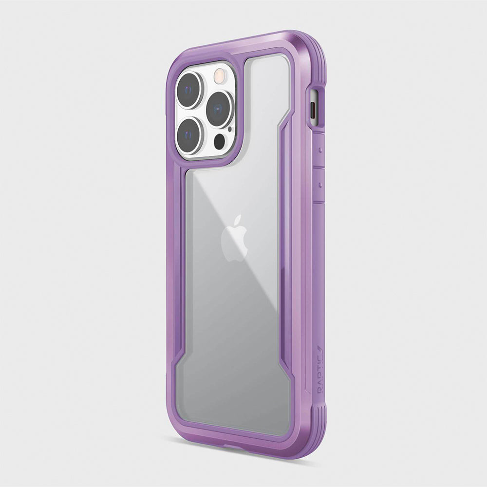 Estuche proteccion xdoria raptic shield pro for apple iphone 13 pro color morado