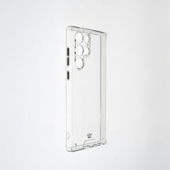 Estuche transparente el rey con botones samsung s22 ultra color gris / transparente  Shop name