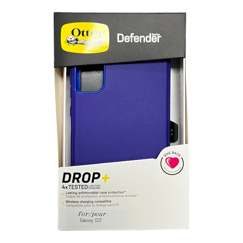 Estuche proteccion otterbox defender samsung s22 plus color azul