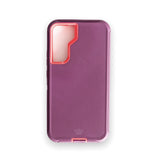 Estuche proteccion el rey defender samsung s22 plus color rojo / rosado