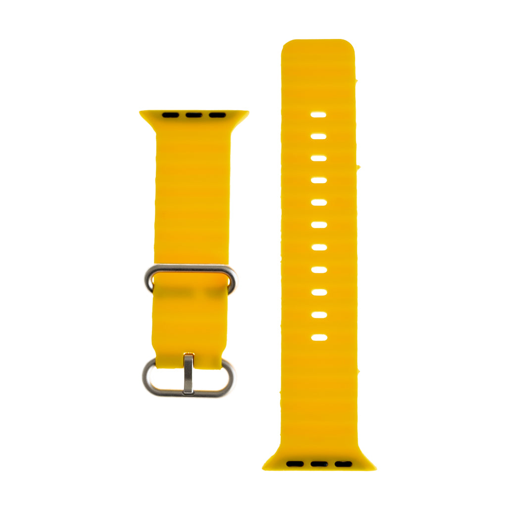 Accesorio el rey pulsera silicon ocean 38 / 40 / 41 mm amarillo  Shop name