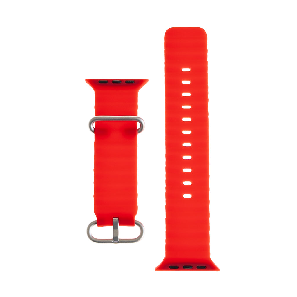 Accesorio el rey pulsera silicon ocean 38 / 40 / 41 mm rojo