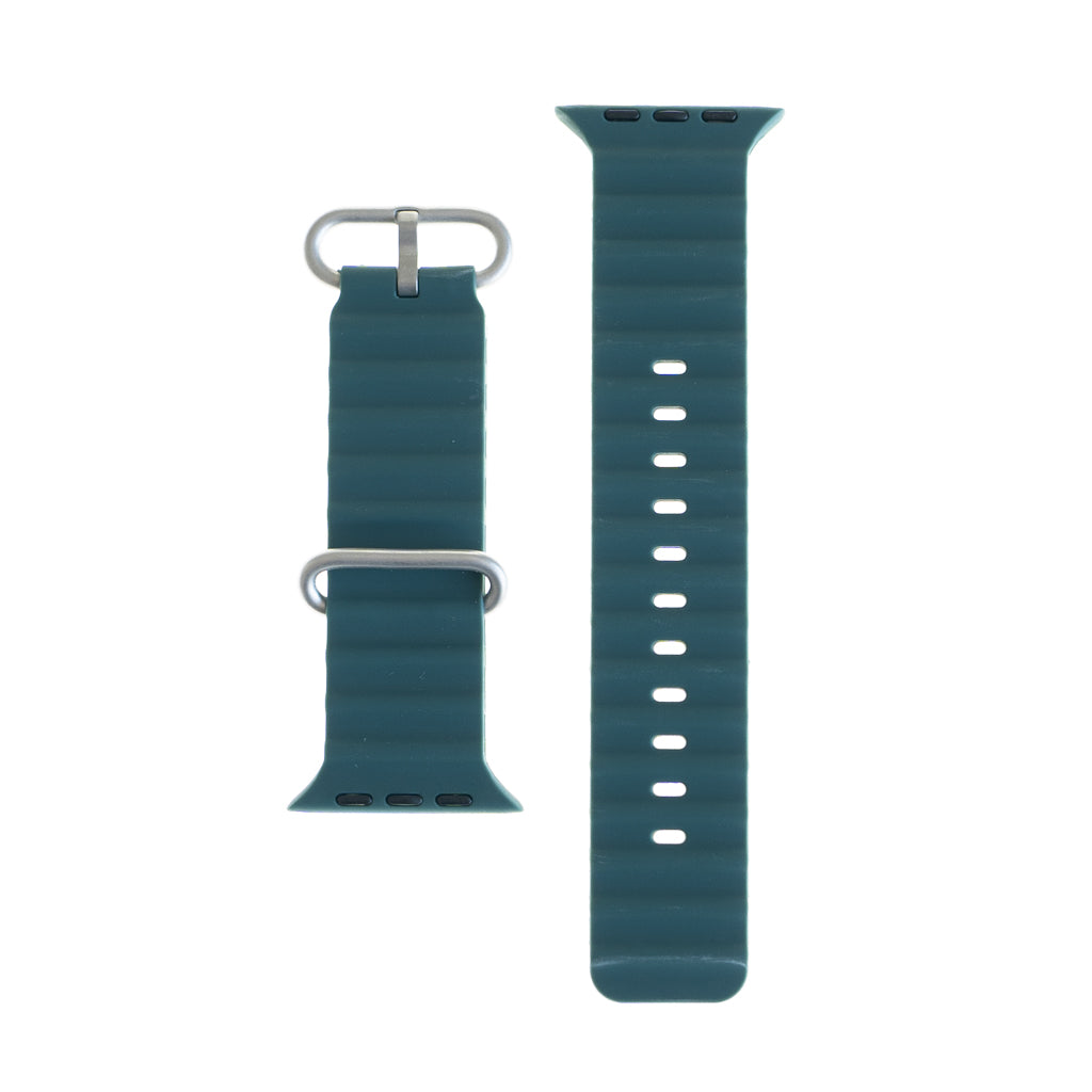 Accesorio el rey pulsera silicon ocean 38 / 40 / 41 mm verde esmeralda  Shop name