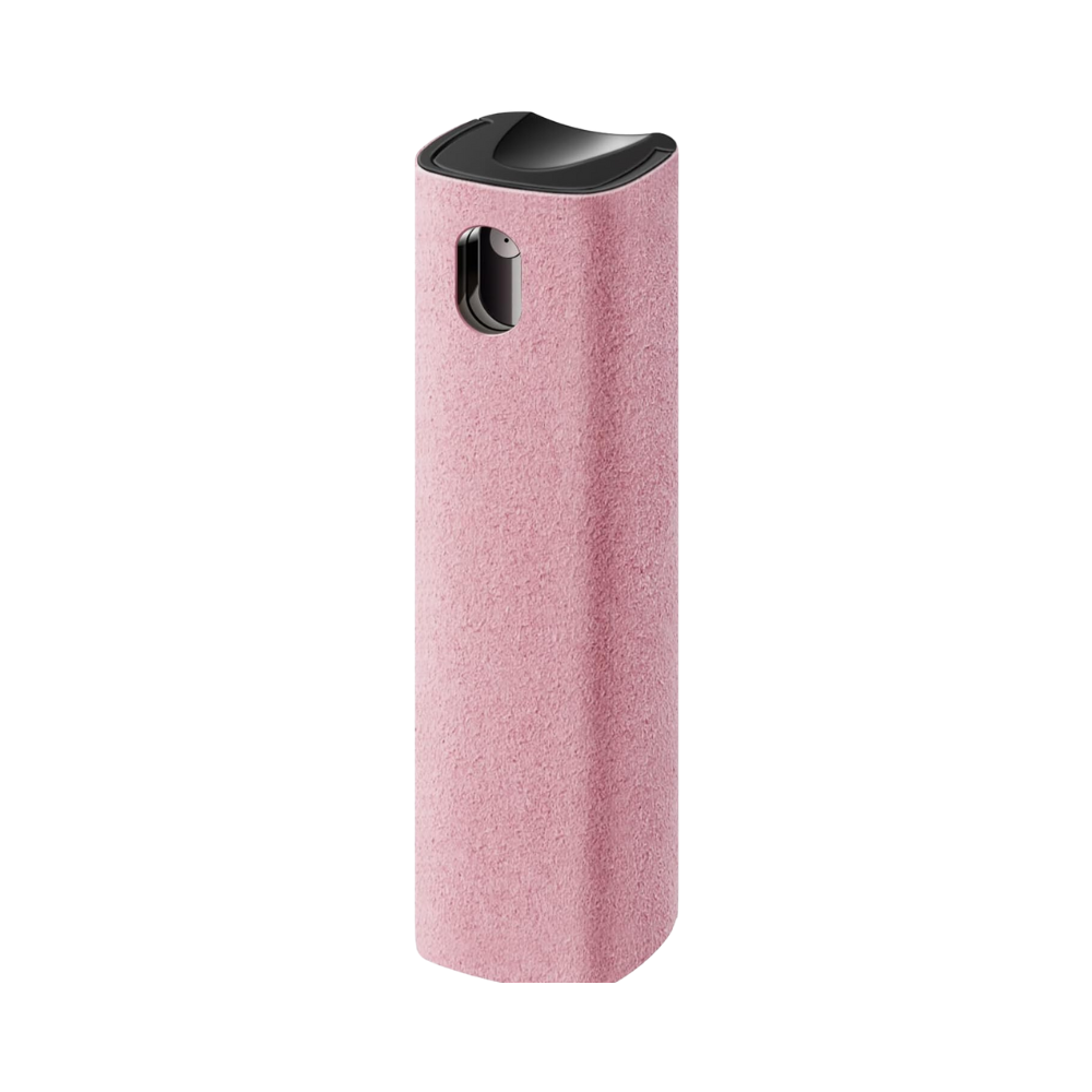 Herramienta generico insumo spray / atomizador con limpiador en el mismo color rosado