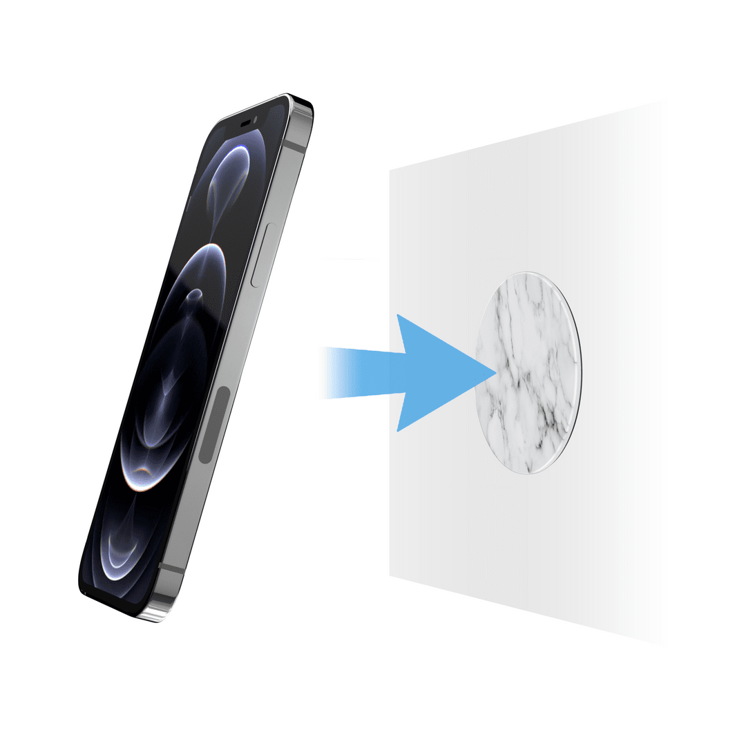 Estuche switcheasy magsafe magpoka magnetic wall mount / marble