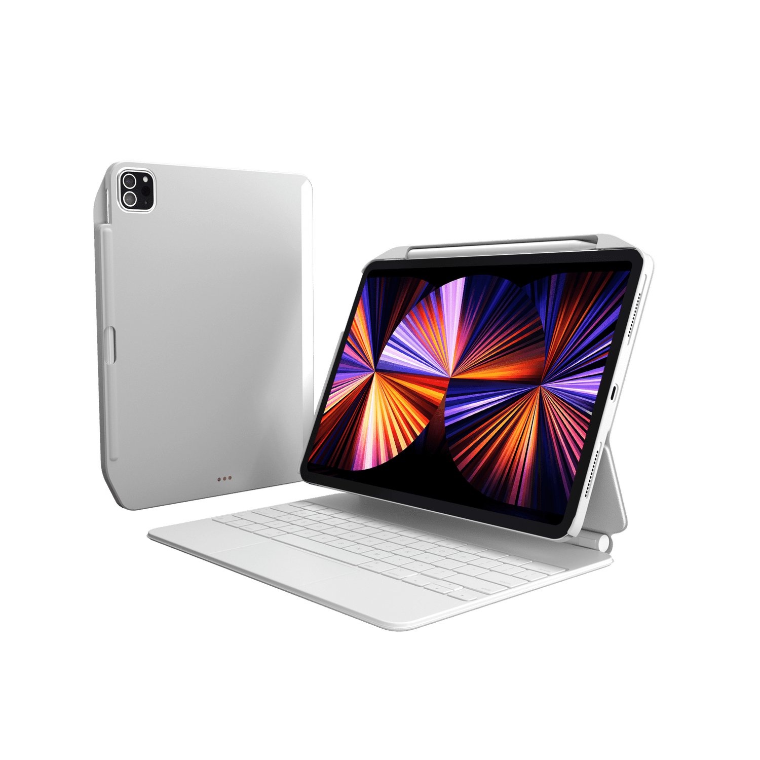 Estuche clasico switcheasy cover buddy protective for 2021 ipad pro 12.9 apple ipad pro color blanco