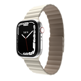 Accesorio mageasy  pulsera silicone magnetic apple watch 42 / 44 / 45 mm starlight